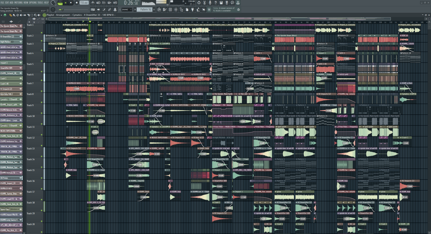Project One – The Upside Down (FL Studio Project File)