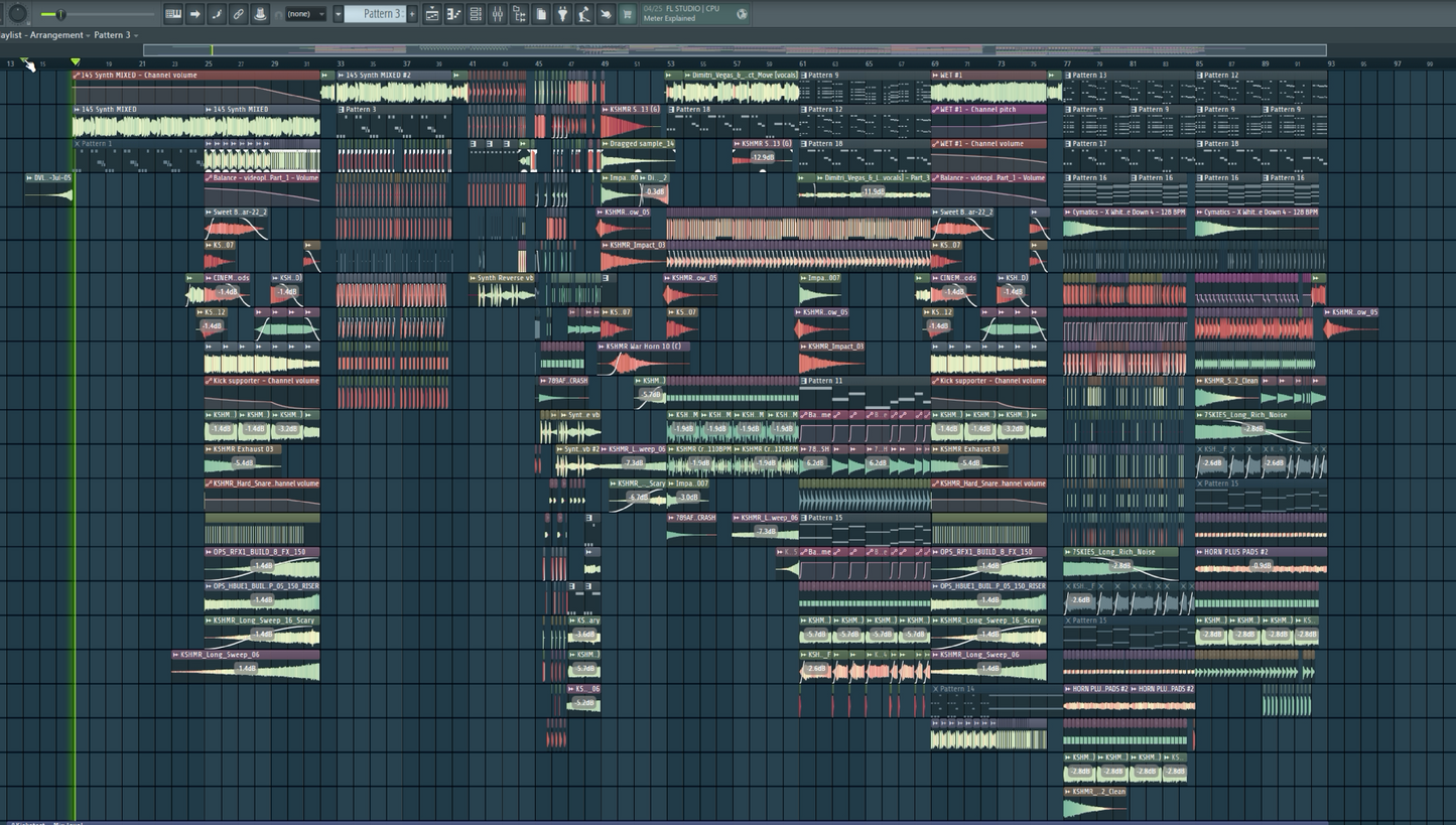 Dimitri Vegas & Like Mike, Timmy Trumpet, Cold Fusion Project - Move Your Body (FL Studio Project File)