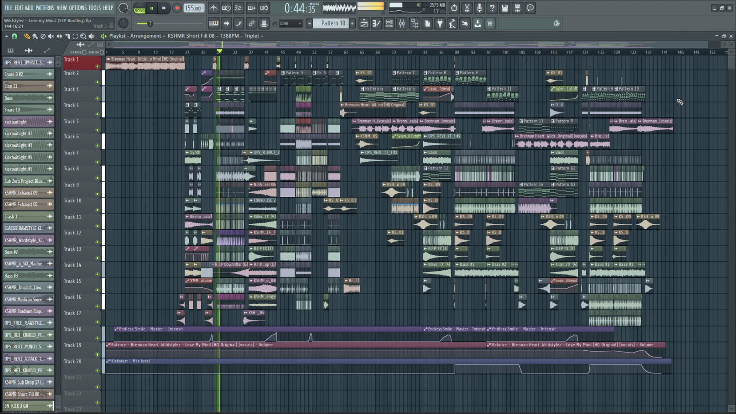 Brennan Heart & Wildstylez - Lose My Mind (Cold Fusion Project Remix)