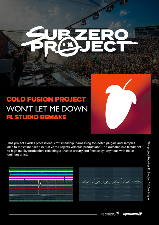 Cold Fusion Project ft. Teddy Bee – Won’t Let Me Down (FL Studio Project File)
