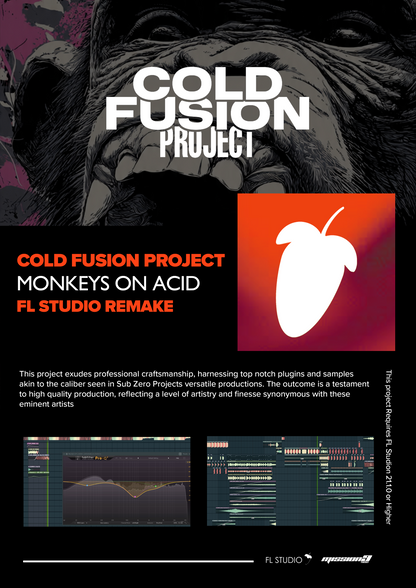 Cold Fusion Project - Monkeys On Acid (FL Studio Remake Project File)