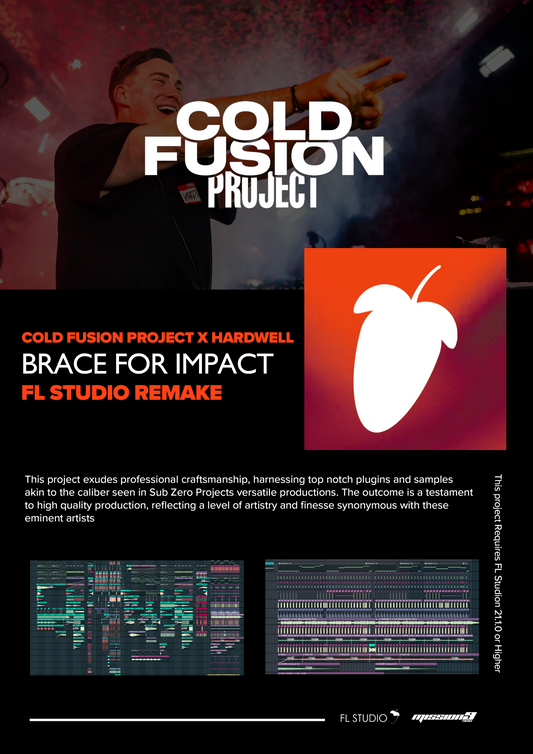 Hardwell & Sub Zero Project feat. Lil Jon - Brace For Impact (FL Studio Remake Project File)