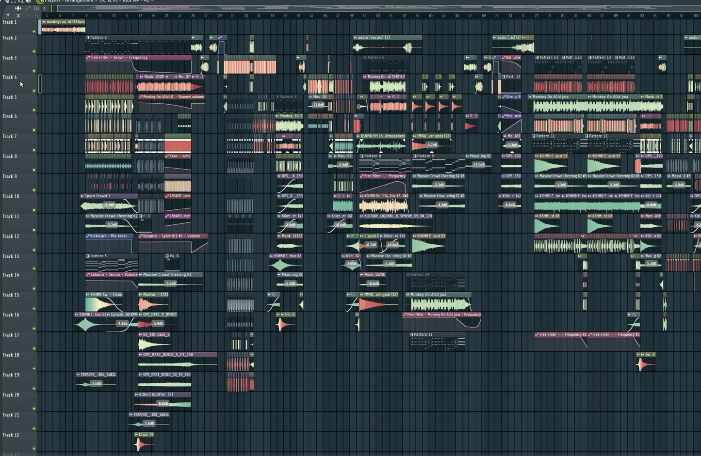 Cold Fusion Project - Monkeys On Acid (FL Studio Remake Project File)