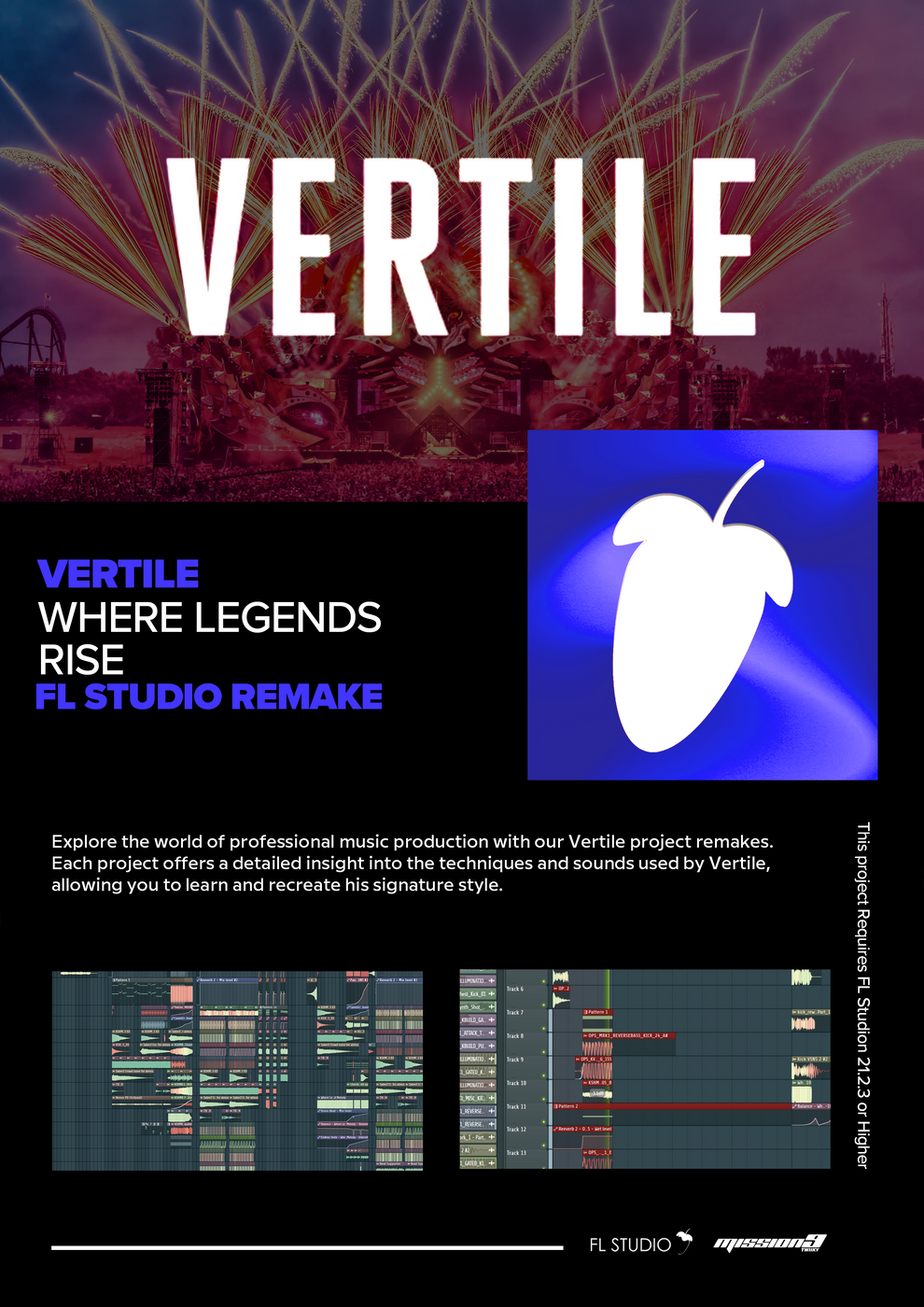 Vertile Vertile - Where Legends Rise (FL Studio Project Files) – Mission9