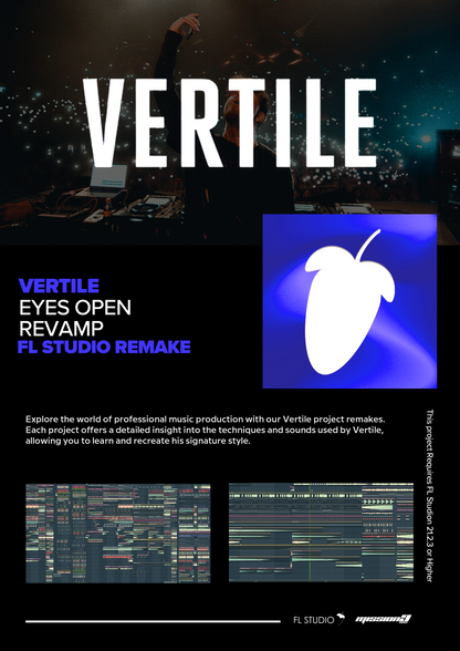 Vertile - Eyes Open - Mission9 Edit (FL Studio Project File)